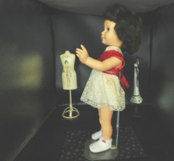 chatty cathy red dress side